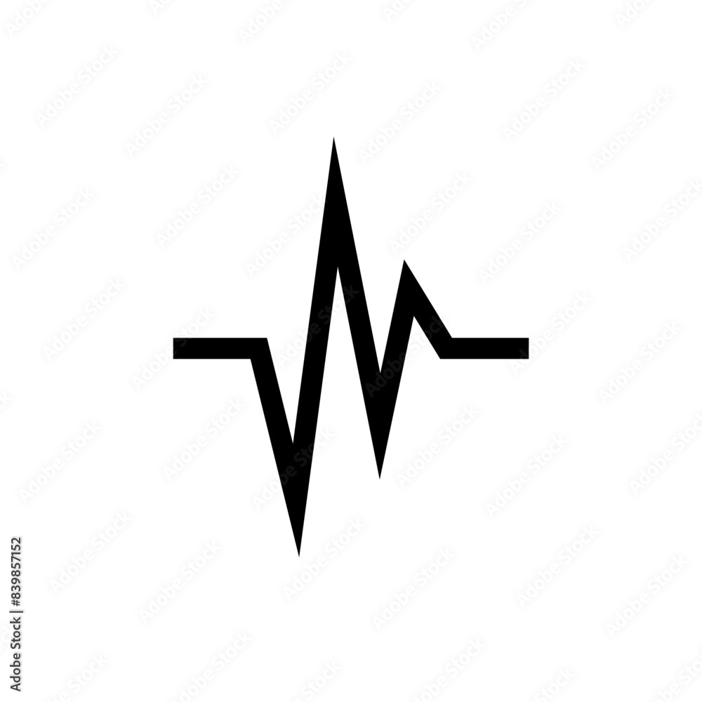 Heart pulse icon vector template design symbol illustration Heart pulse icon vector template design symbol illustration