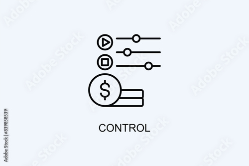 Control Vector Icon Or Logo Illustration