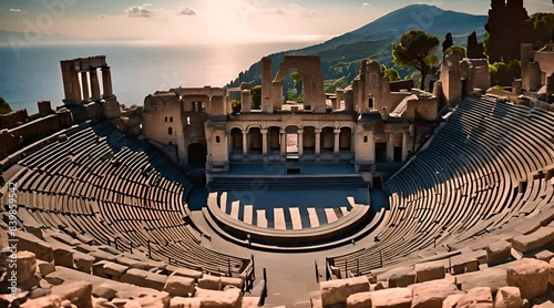Sicily’s Iconic Taormina Amphitheater. Dramatic Heritage