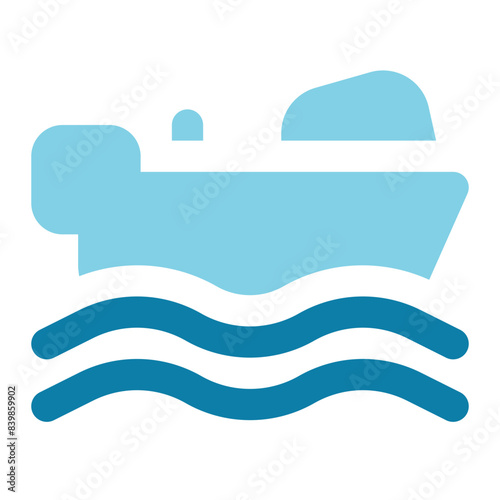 boat icon for illustration
