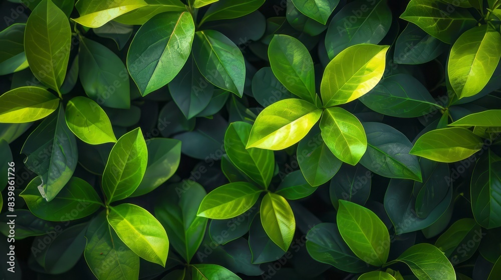Green leaves in a lush garden with vibrant foliage and fresh patterns. Green leaves in a lush garden with vibrant foliage and fresh patterns.
