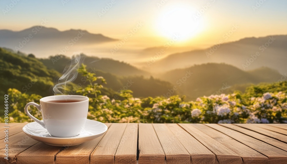 cup of coffee on the terrace cup of coffee on the terrace