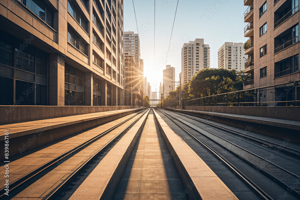 Fototapeta premium street in the city