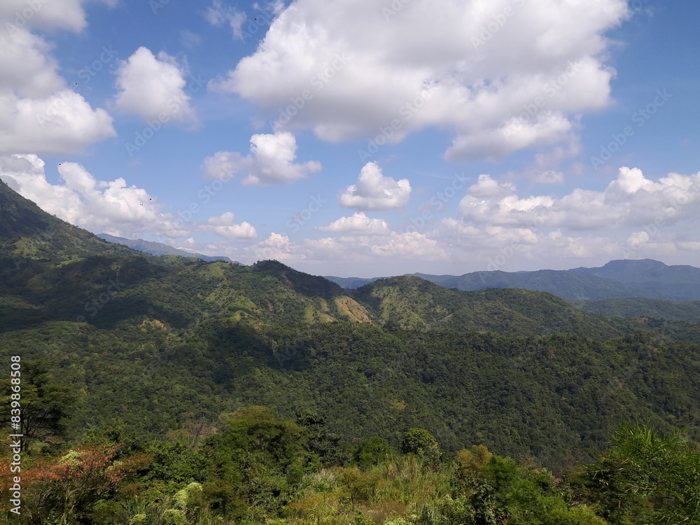 Obraz premium Lush Green Mountain Landscape