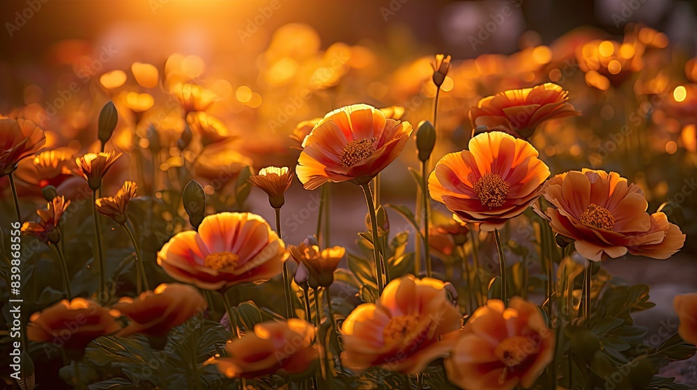 Obraz premium warm color lighting