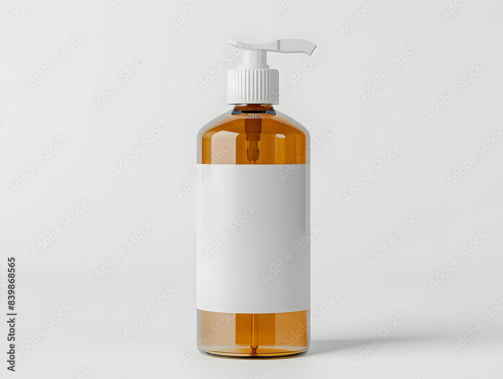 Bottle of medicine health product with empty Bottle of medicine health product with empty