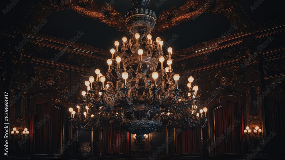 Obraz premium ceiling dark bronze