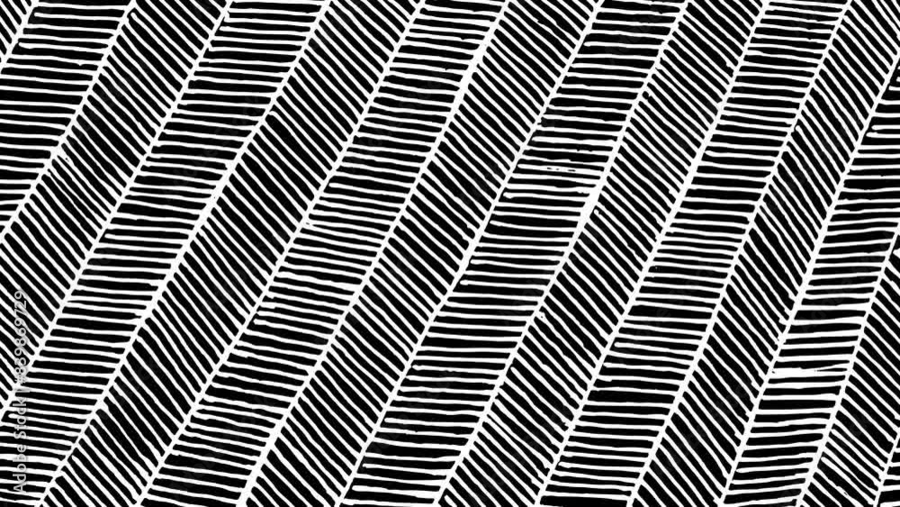 White wiggly hand drawn diagonal line pattern doodle overlay animation 4