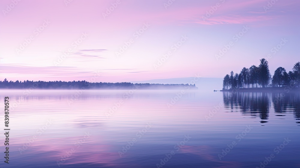 Fototapeta premium reflection light purple gradient