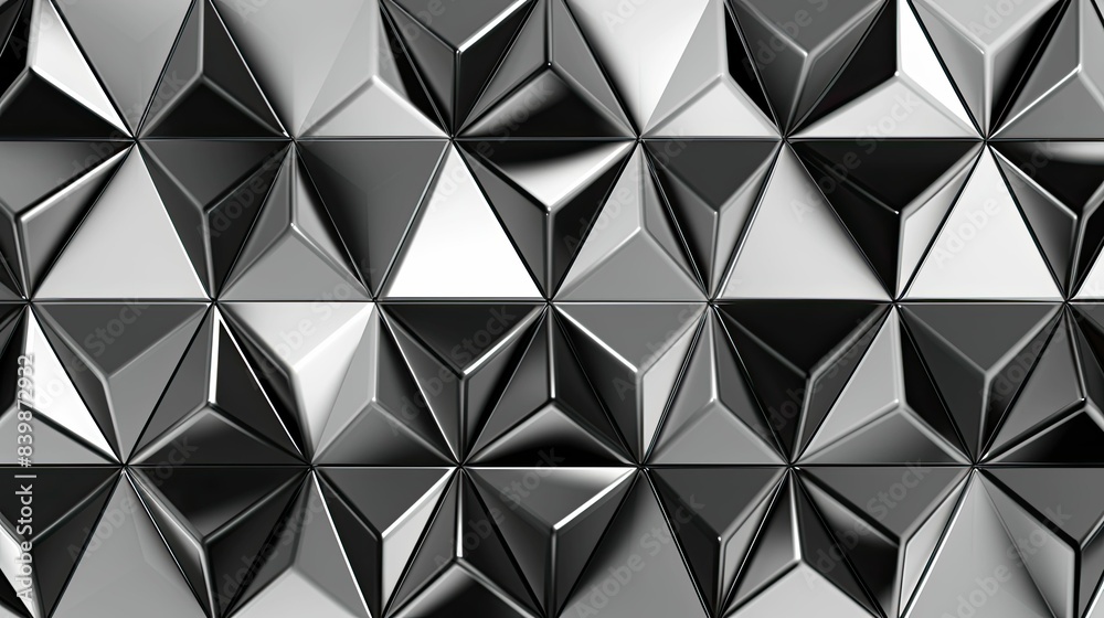 Obraz premium sheen gray triangle background