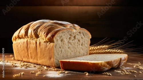 loaf wheat rice white photo