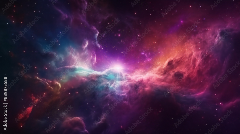 A beautiful galaxy, vibrant colors, purple and blue, space background.
A beautiful galaxy, vibrant colors, purple and blue, space background.