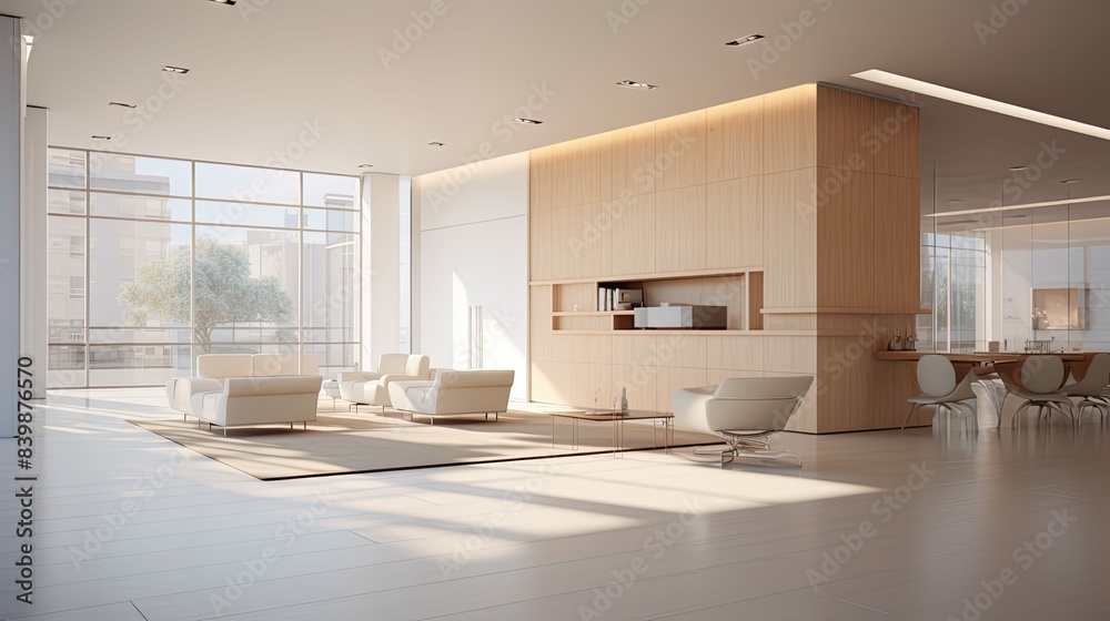 Fototapeta premium design building interior