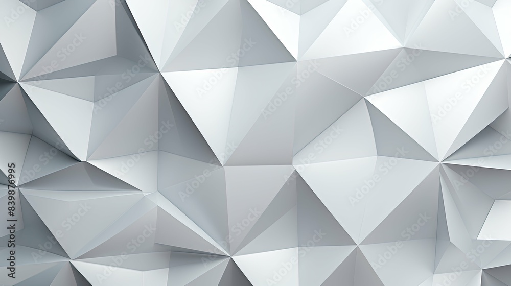 Fototapeta premium 3d gray triangle background