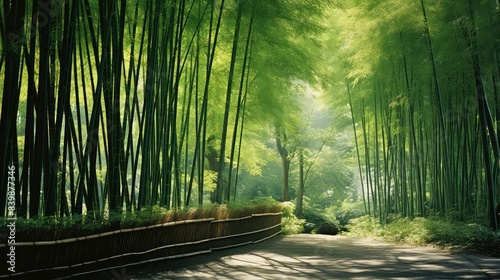 canopy bamboo stalk