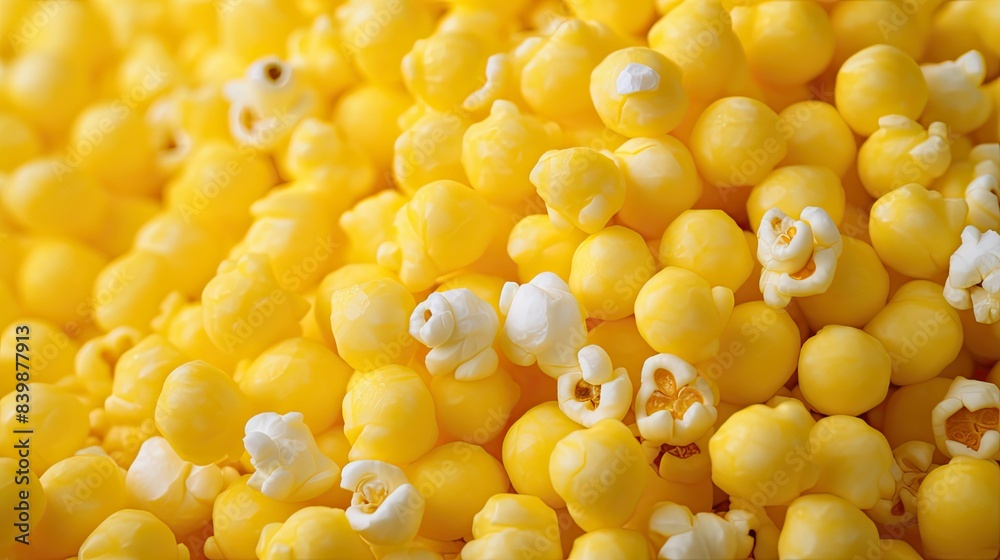 kernels popcorn yellow background kernels popcorn yellow background