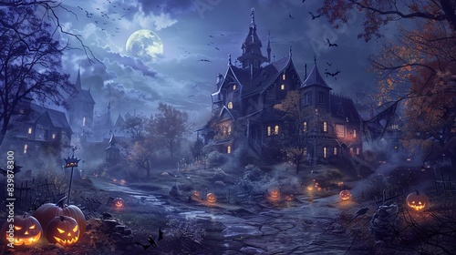 Halloween pattern wallpaper © pixelwallpaper