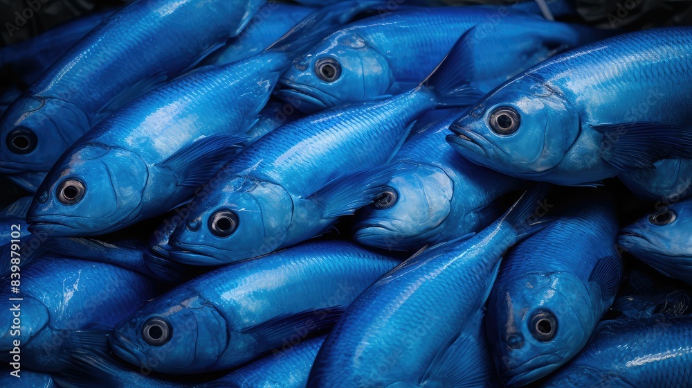 Obraz premium ing blue fish farm