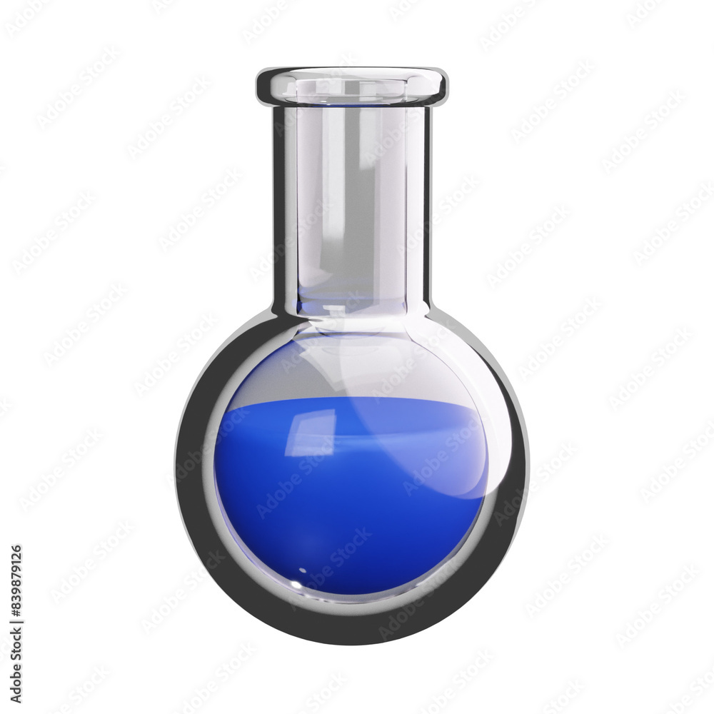 flask 3d render icon flask 3d render icon