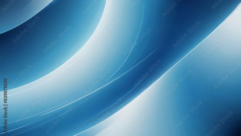 Abstract Blue Background With Curves Abstract Blue Background With Curves