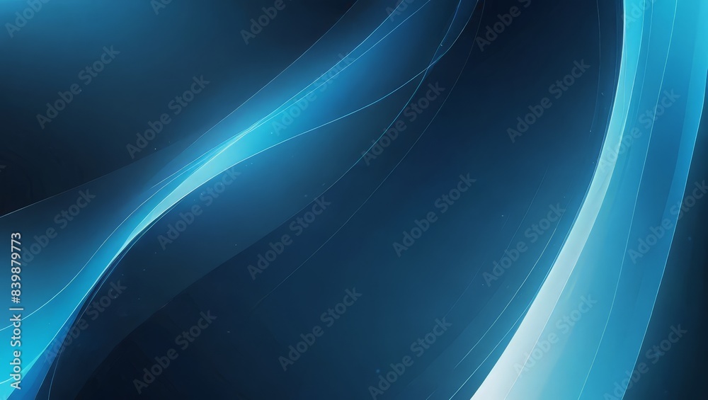 Naklejka premium Abstract Blue Swirls