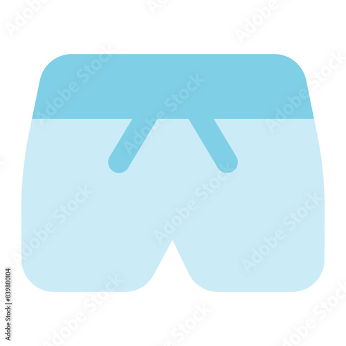 swim shorts icon for illustration