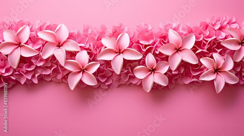 vibrant lei pink background