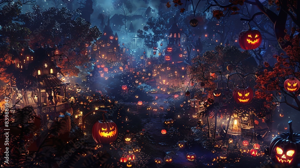 Fototapeta premium Halloween wallpaper