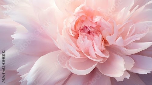 close pink peony