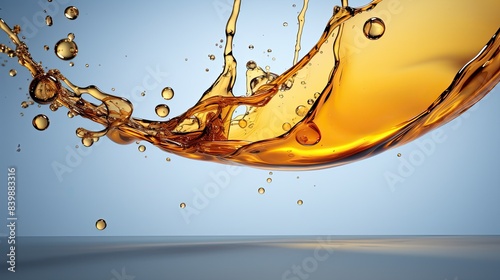 impact drop of oil