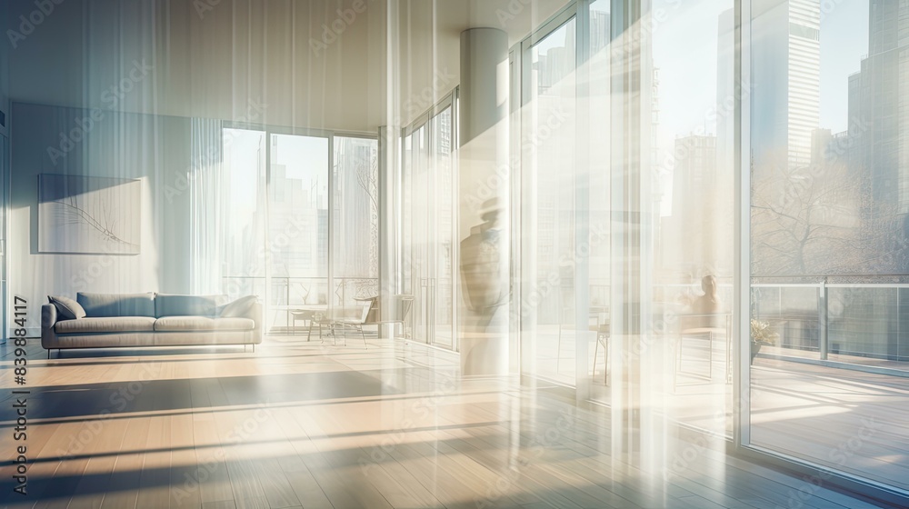 to blurred interior apartment to blurred interior apartment