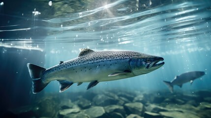 seafood norwegian fish farm