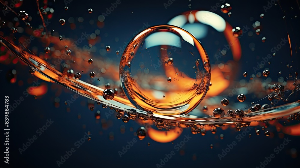 dynamic oil bubble dynamic oil bubble