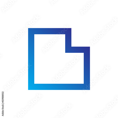 Editing Design Gradient Blue Icon