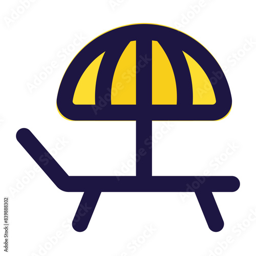 hammock icon for illustration