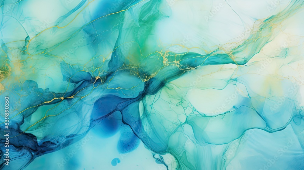 fluid blue green alcohol ink background fluid blue green alcohol ink background