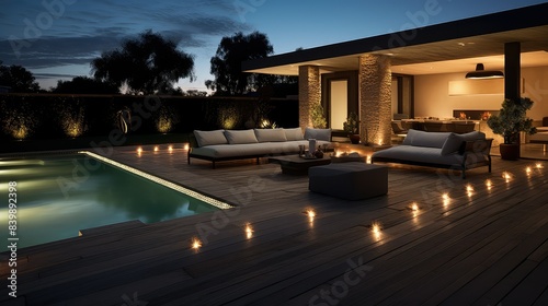 contemporary patio lights © vectorwin
