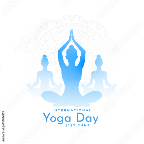 international yoga day mandala background for social media post