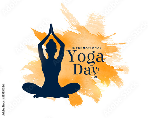 woman doing yogasan for international yoga day on 21st june