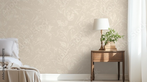 floral beige pattern