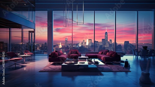 lights blurred luxury interior © vectorwin