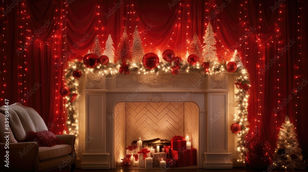 fireplace christmas lights background red white fireplace christmas lights background red white