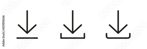 download icon set vector