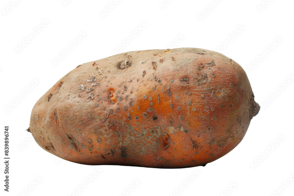 Sweet Potato Isometric on white background Sweet Potato Isometric on white background