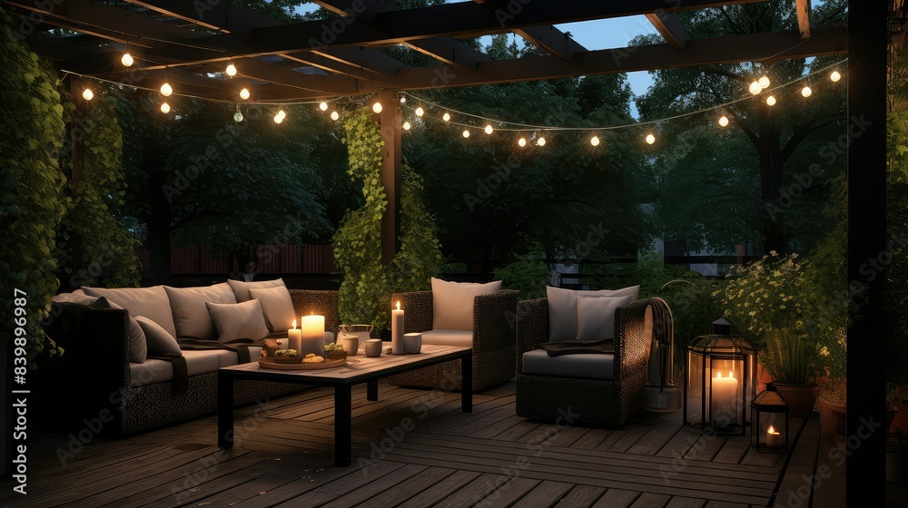 beams black string lights beams black string lights