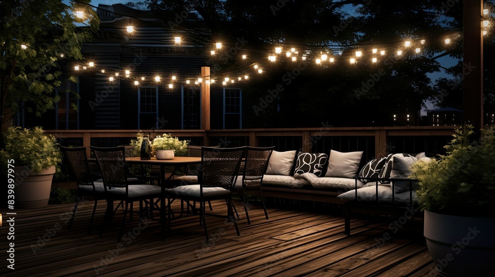 wooden black and white string lights wooden black and white string lights