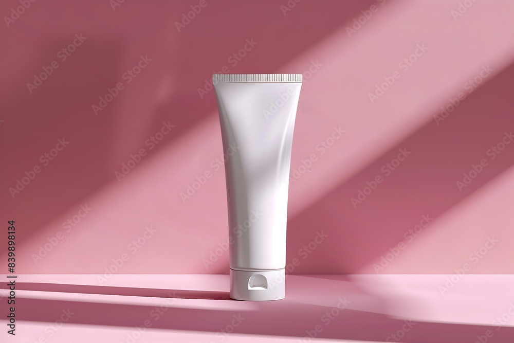 mockup tube bottle for skin care cosmetic : Generative AI mockup tube bottle for skin care cosmetic : Generative AI
