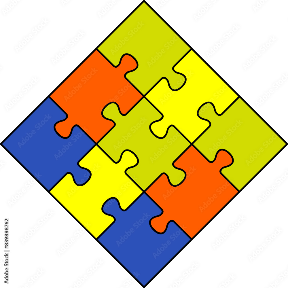 Creative Puzzle Illustration Creative Puzzle Illustration