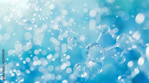 Wallpaper Mural Abstract Background of Molecule in Translucent Color Torontodigital.ca