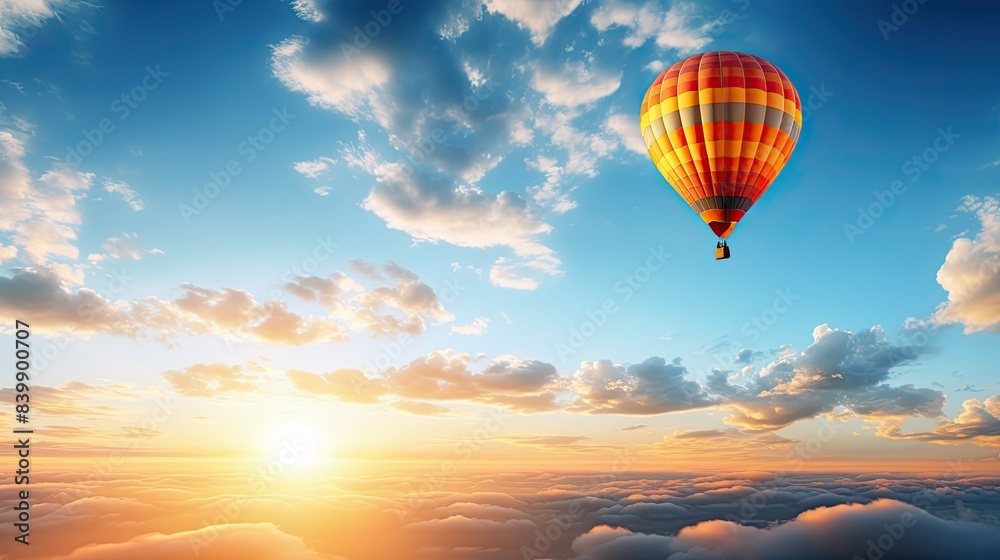 Fototapeta premium balloon sky sun